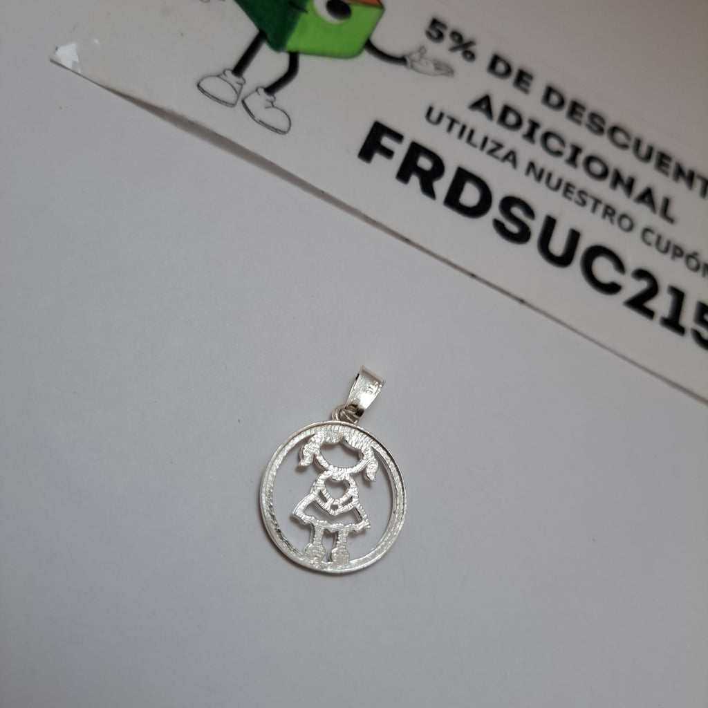 DIJE NIÑA PLATA .925 2.1 GR (NUEVO)