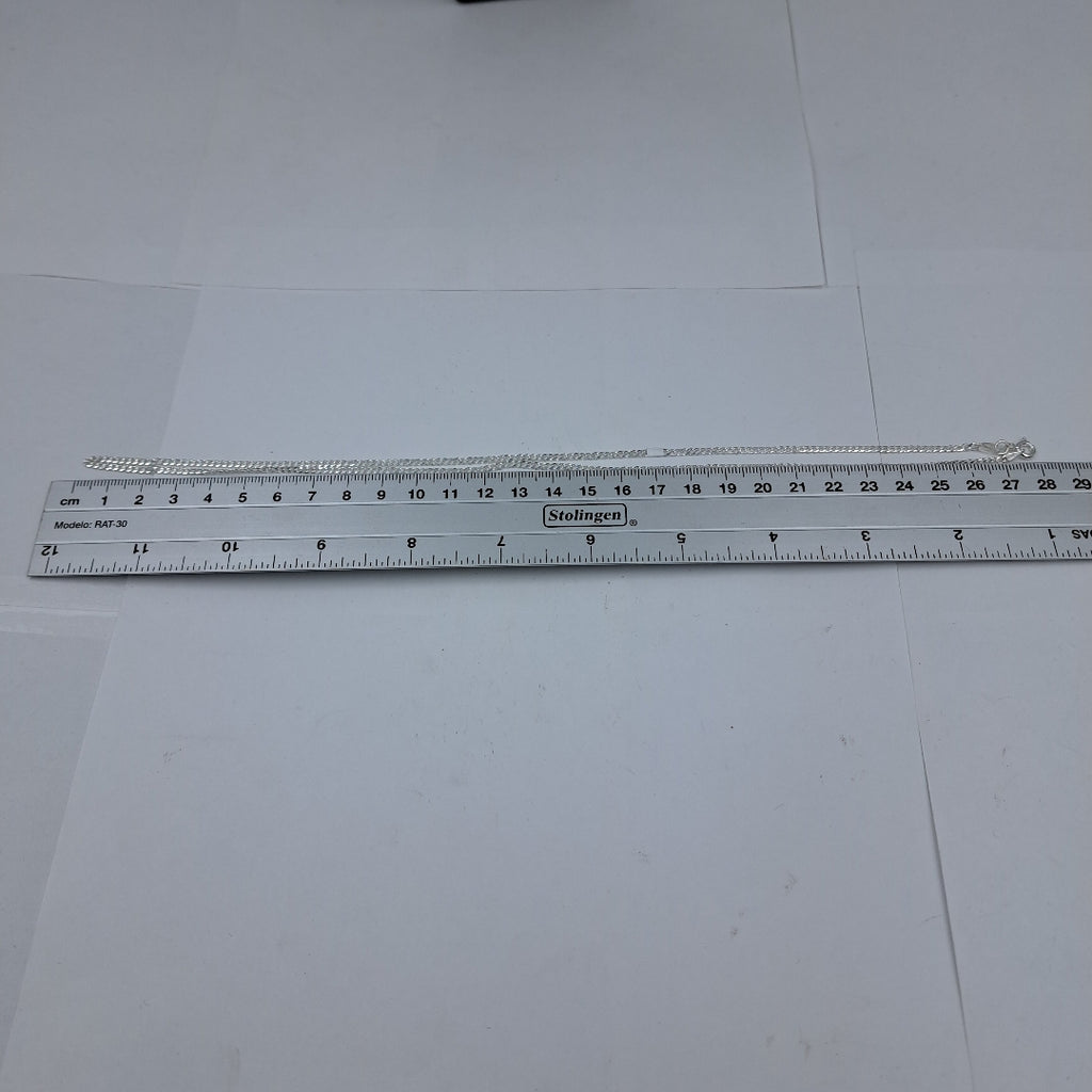 CADENA TEJIDO BARBADO PLATA .925 55 CM 5.4 GR (NUEVO)