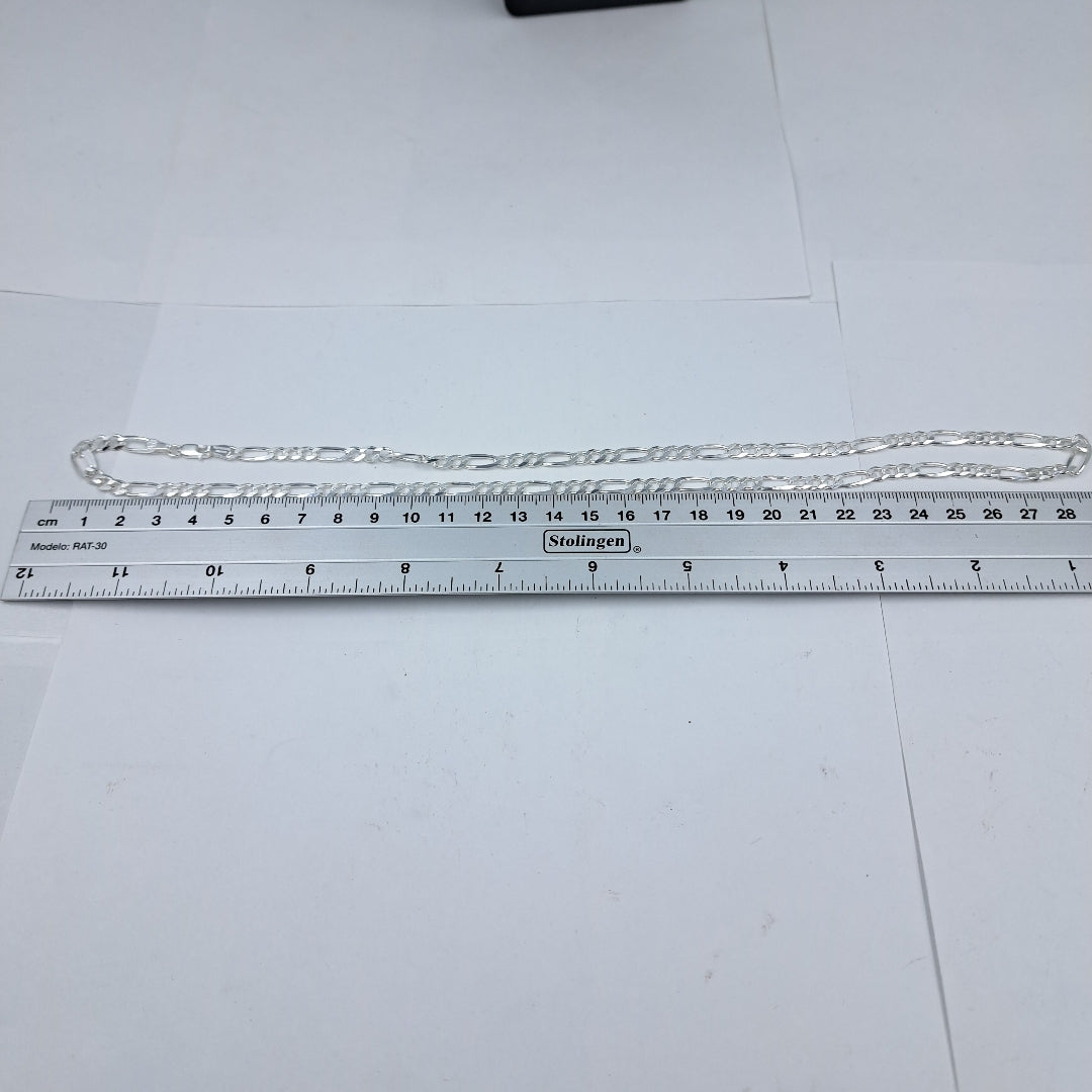 CADENA TEJIDO 3X1 PLATA .925 60 CM 17.8 GR (NUEVO)
