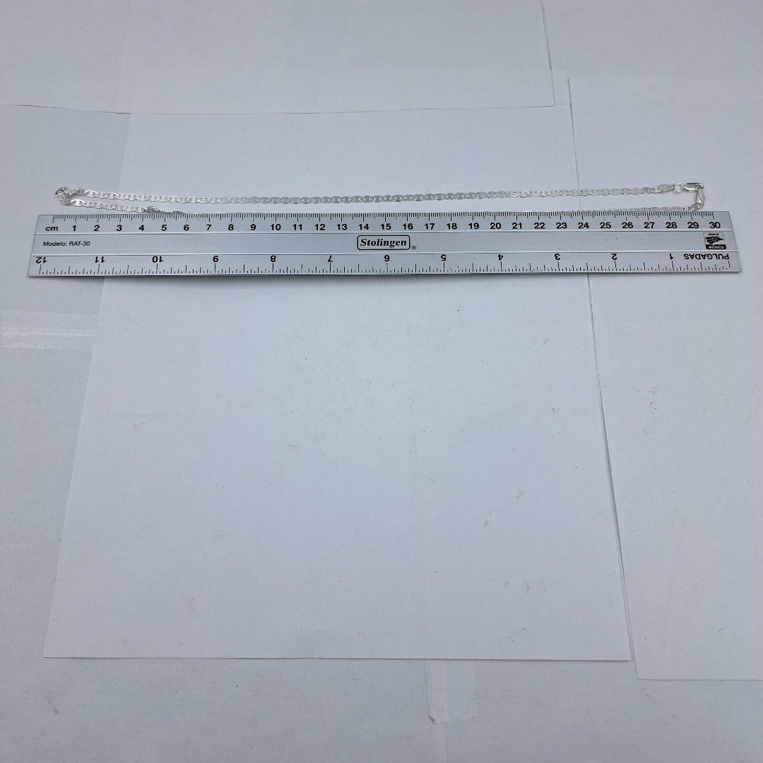 CADENA TEJIDO GUCHI PLATA .925 60 CM 9.7 GR (NUEVO)