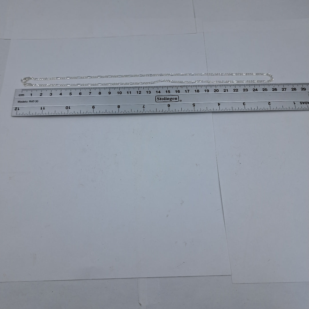 CADENA TEJIDO 3X1 PLATA .925 55 CM 4.6 GR (NUEVO)