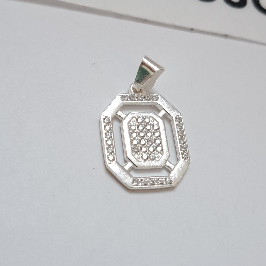 DIJE C/CIRCONIAS PLATA .925 3.5 GR (NUEVO)