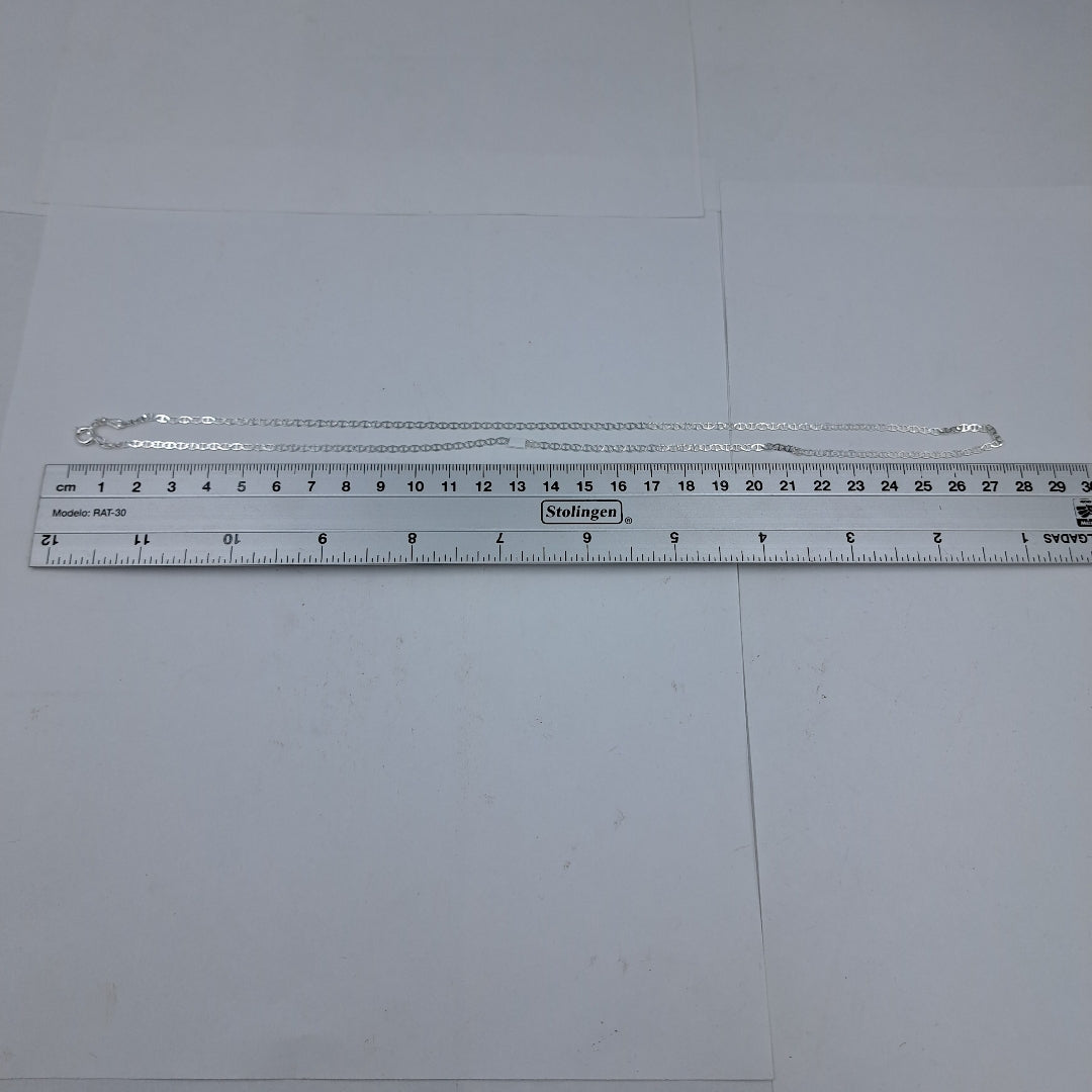 CADENA TEJIDO GUCHI PLATA .925 55 CM 3.3 GR (NUEVO)