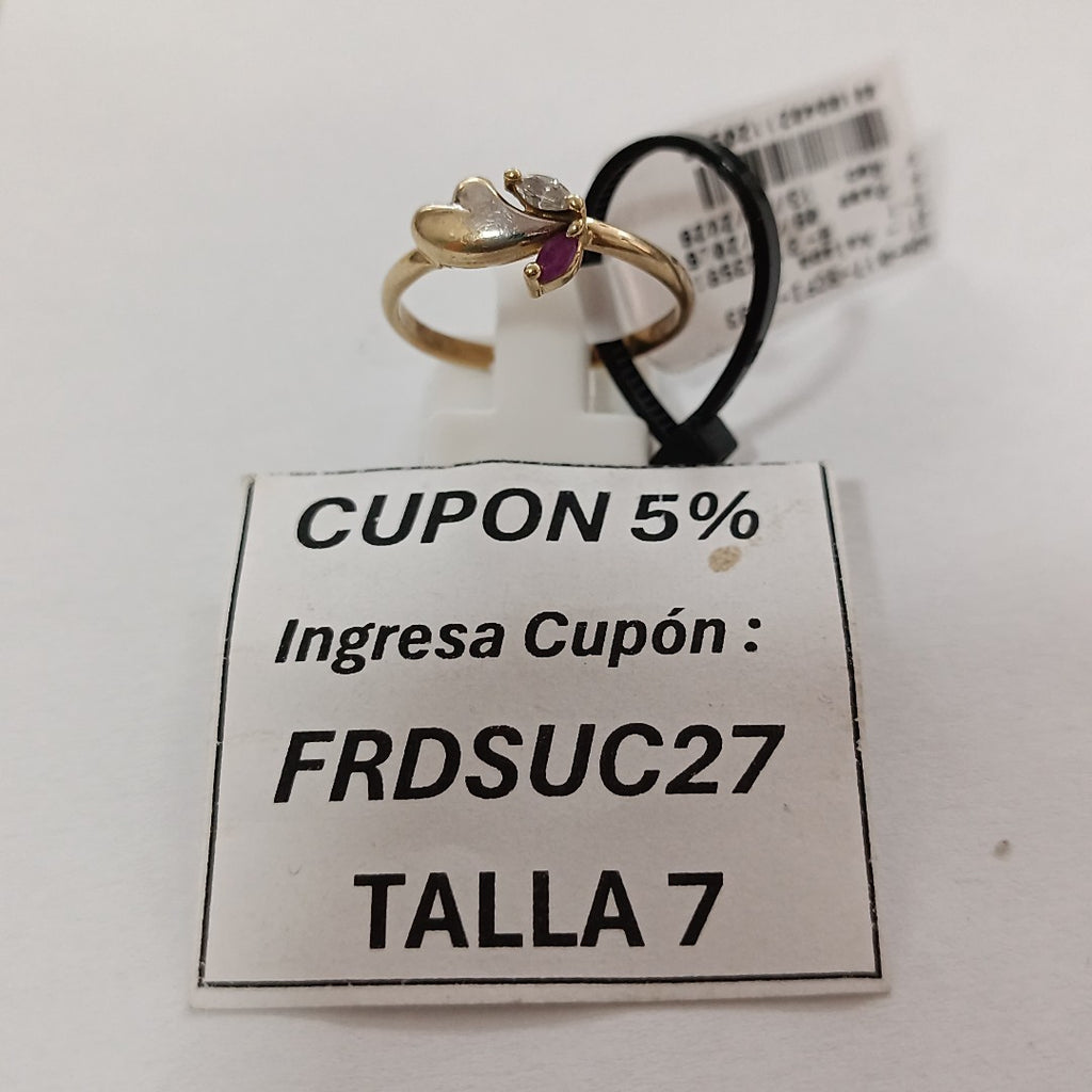 ANILLO ORO 14 K 2 GRMS (SEMINUEVO)
