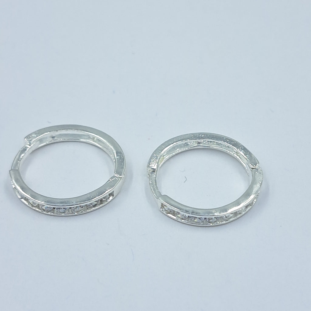 ARRACADAS C/CIRCONIAS PLATA .925 2.1 GR (NUEVO)