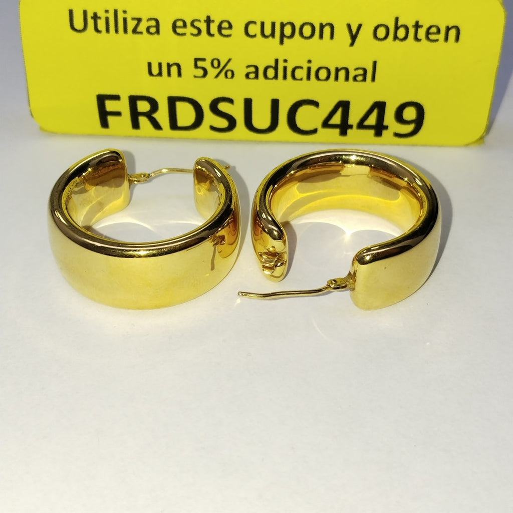 ARRACADAS PAR ORO 14 K 11,30 GRMS (SEMINUEVO)