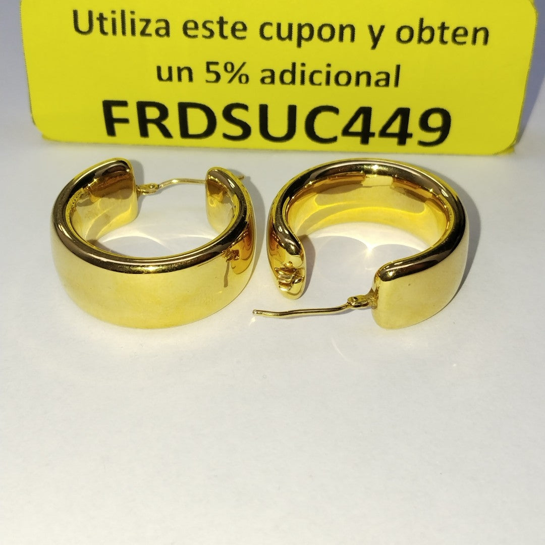 ARRACADAS PAR ORO 14 K 11,30 GRMS (SEMINUEVO)