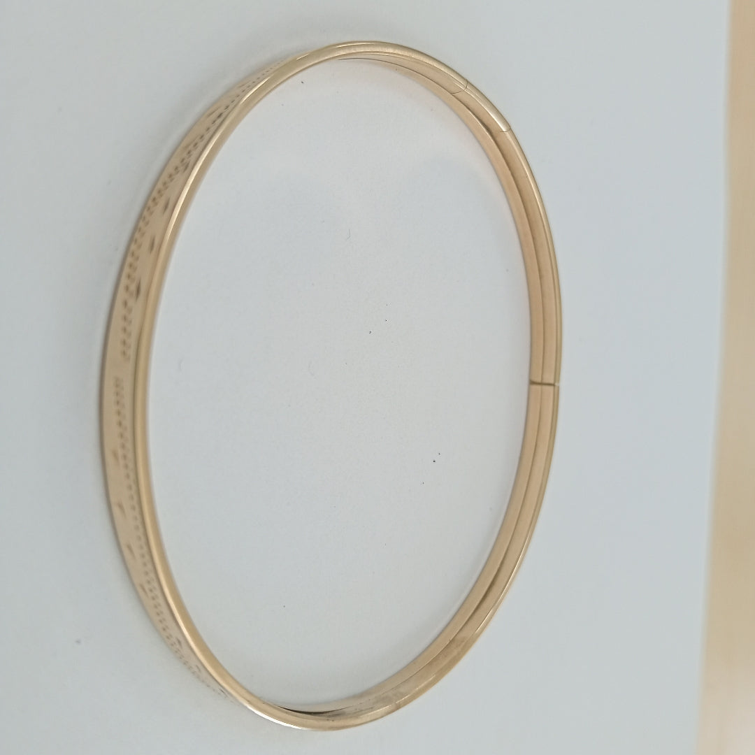 PULSERA RIGIDA ORO 10 K 5.9 GRMS (SEMINUEVO)