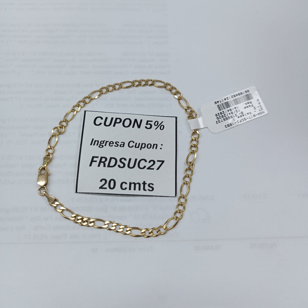 PULSERA ORO 10 K 0,80 GRMS (SEMINUEVO)