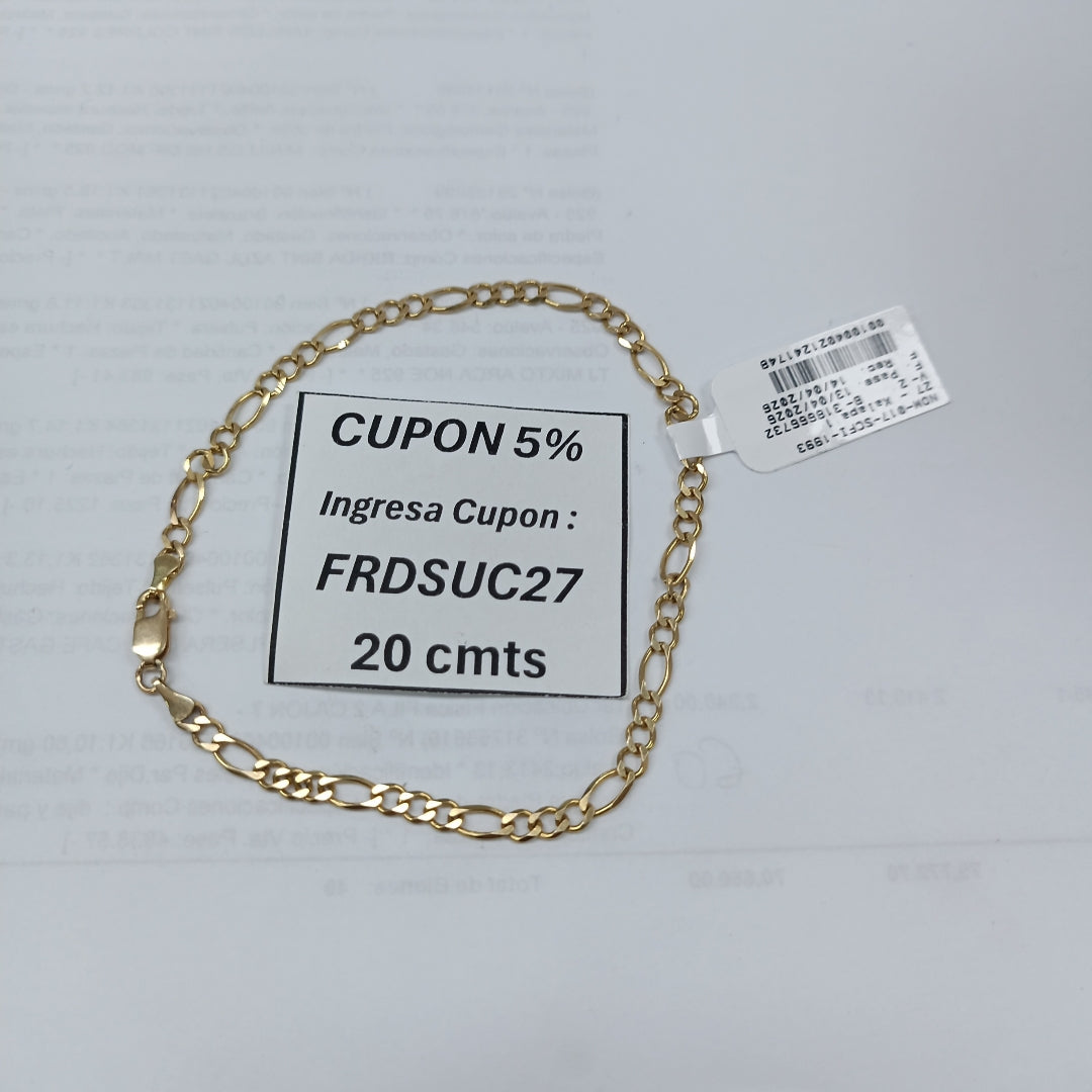 PULSERA ORO 10 K 0,80 GRMS (SEMINUEVO)