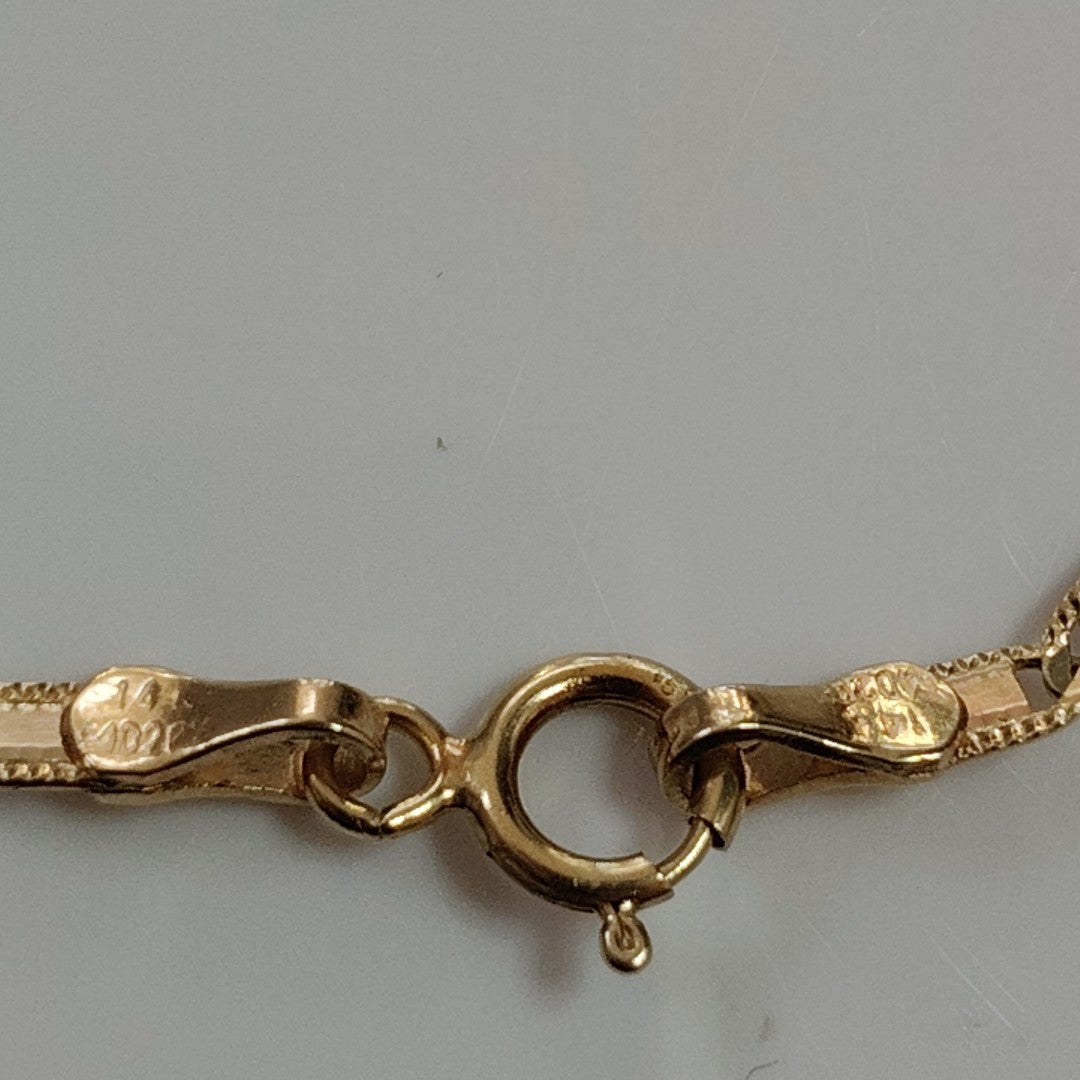 CADENA ORO COMBINADO 14 K 4.5 GRMS (SEMINUEVO)