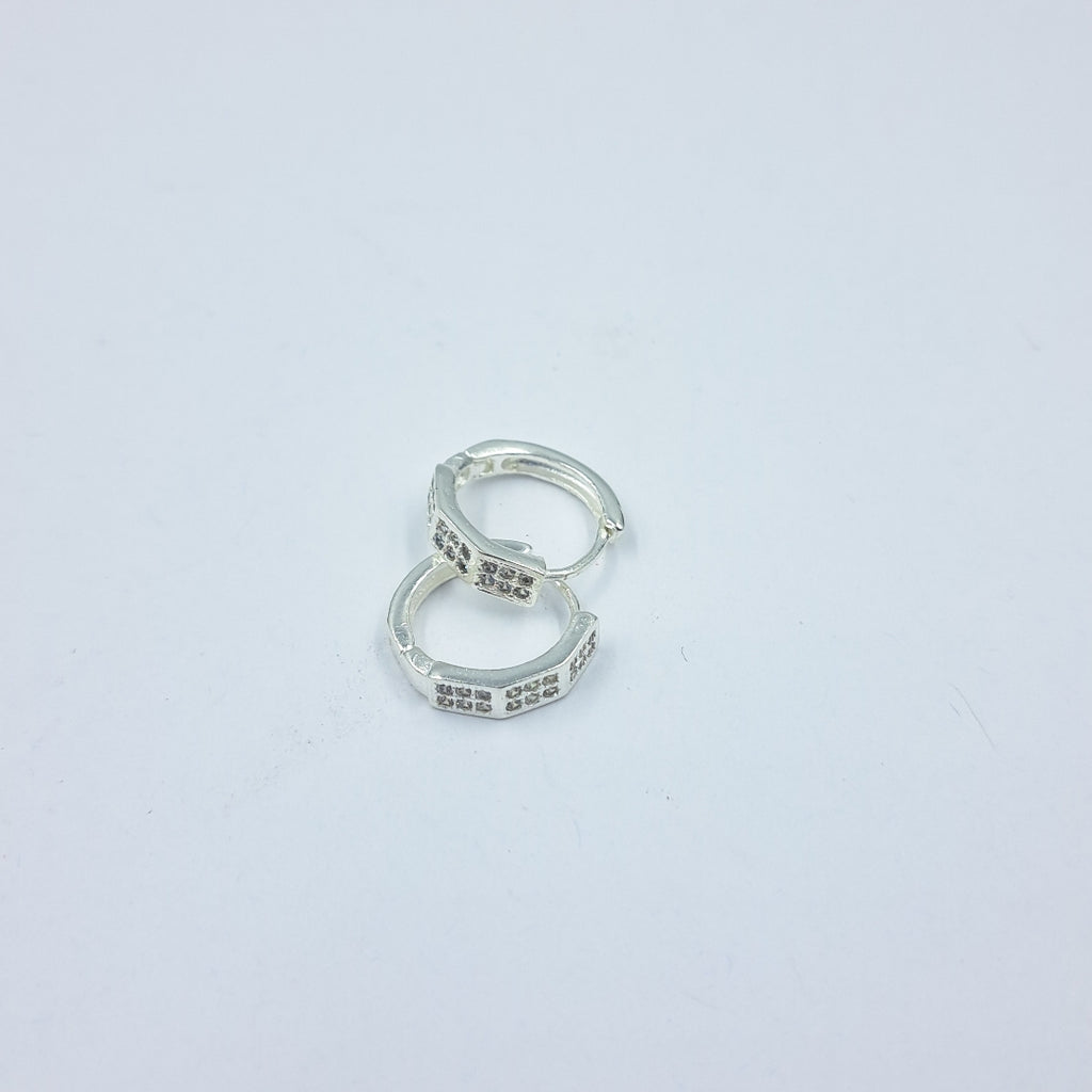 ARRACADAS C/CIRCONIAS PLATA .925 2.6 GR (NUEVO)