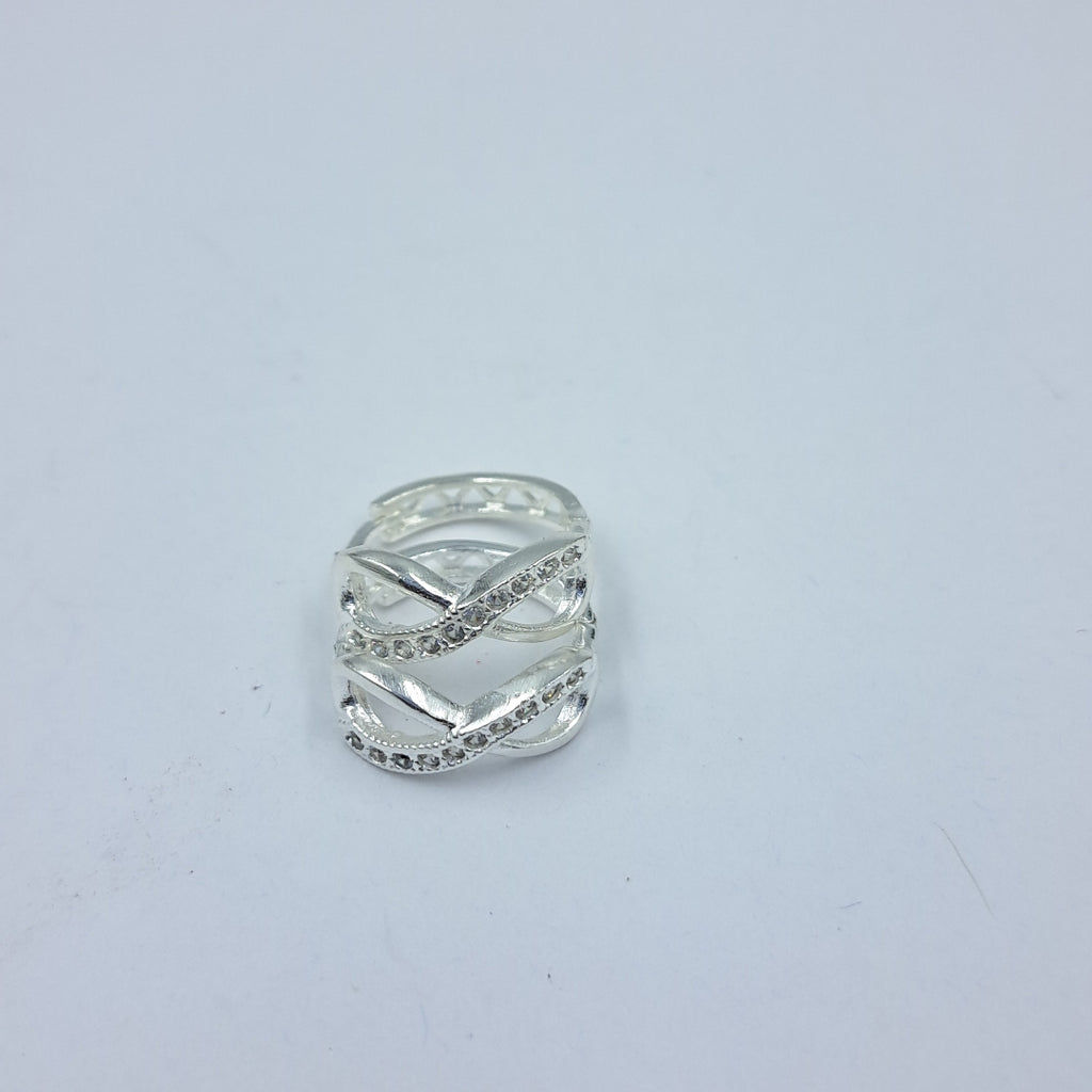 HUGGIES INFINITO CIRCONIAS PLATA .925 2.3 GR (NUEVO)