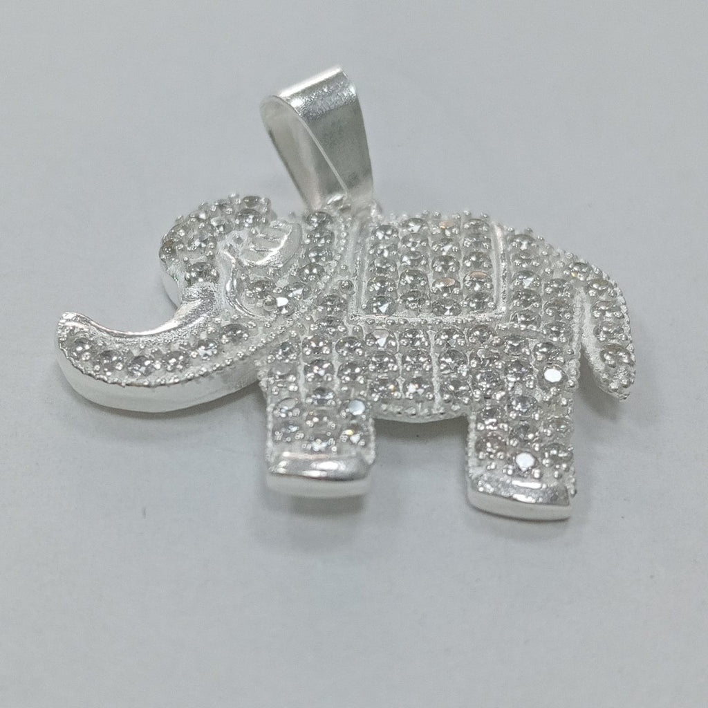 DIJE ELEFANTE C/CIRCONIAS PLATA .925 5.2 GR (NUEVO)