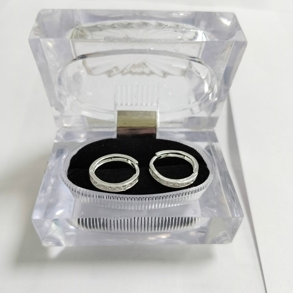 ARRACADAS C/CIRCONIAS PLATA .925 2.1 GR (NUEVO)