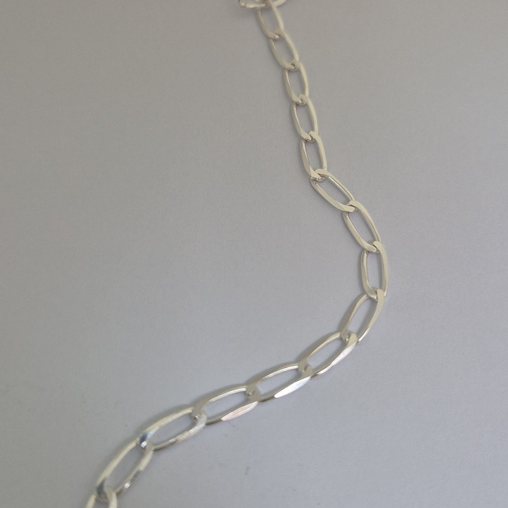 PULSERA TEJIDO ESLABONES PLATA .925 21 CM 4.1 GR (NUEVO)