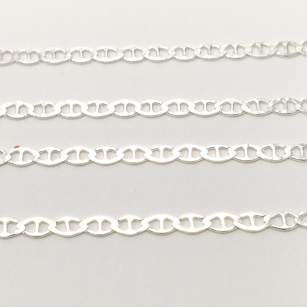 CADENA TEJIDO GUCHI PLATA .925 60 CM 3.7 GR (NUEVO)