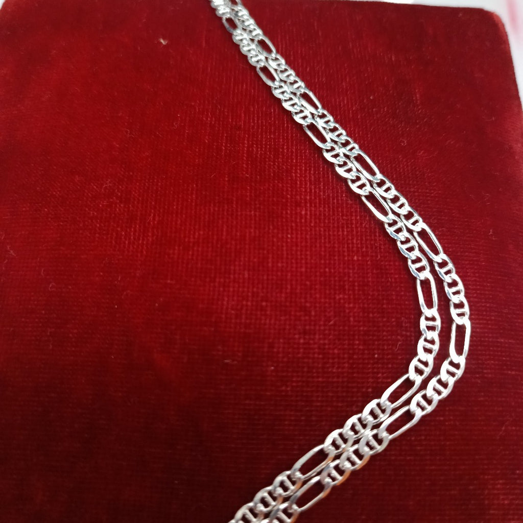CADENA TEJIDO 3X1 PLATA .925 60 CM 8.5 GR (NUEVO)