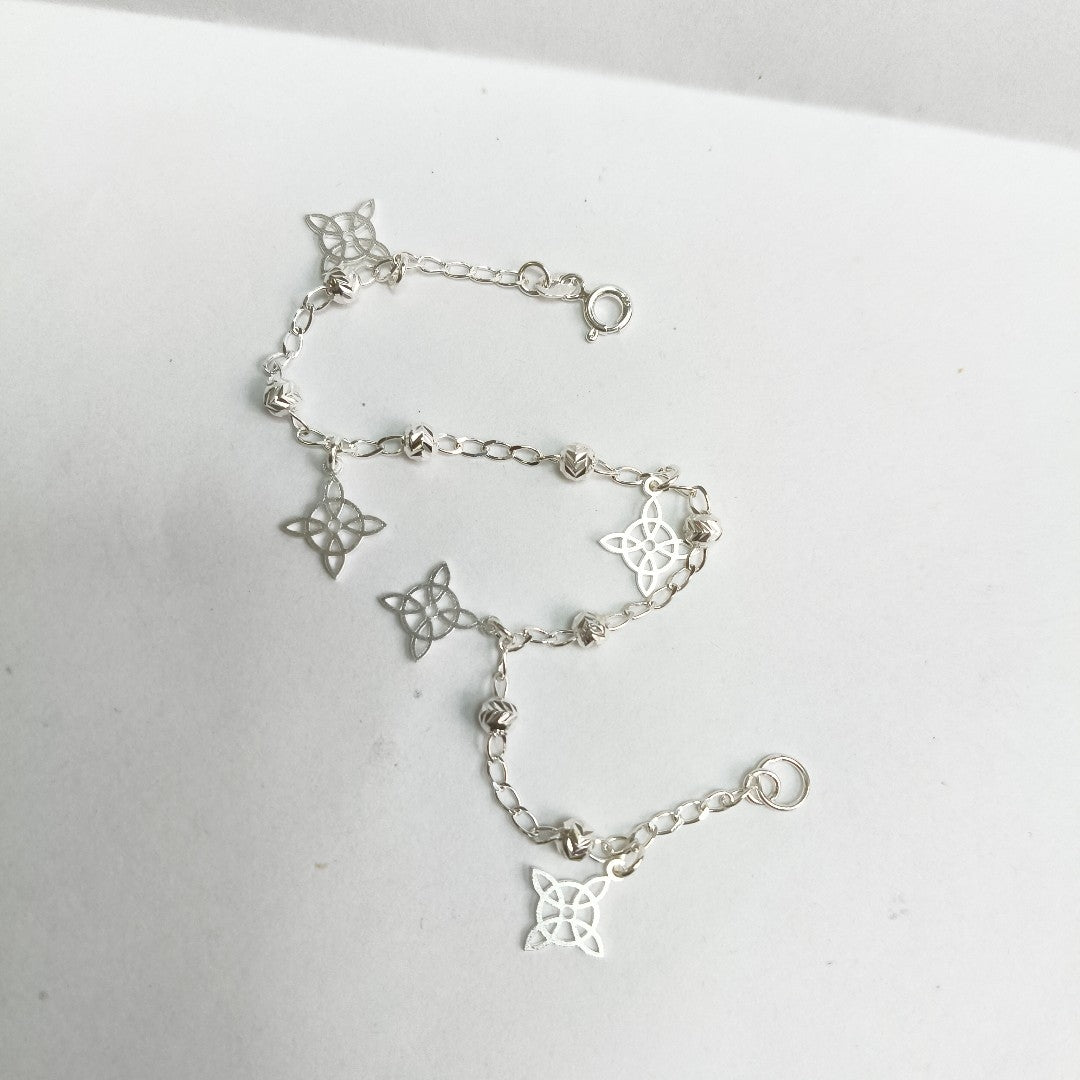 PULSERA TEJIDO ESPECIAL PLATA .925 18 CM 3.1 GR (NUEVO)
