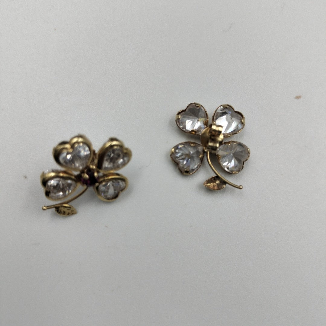 BROQUELES PAR ORO 14 K 3,80 GRMS (SEMINUEVO)