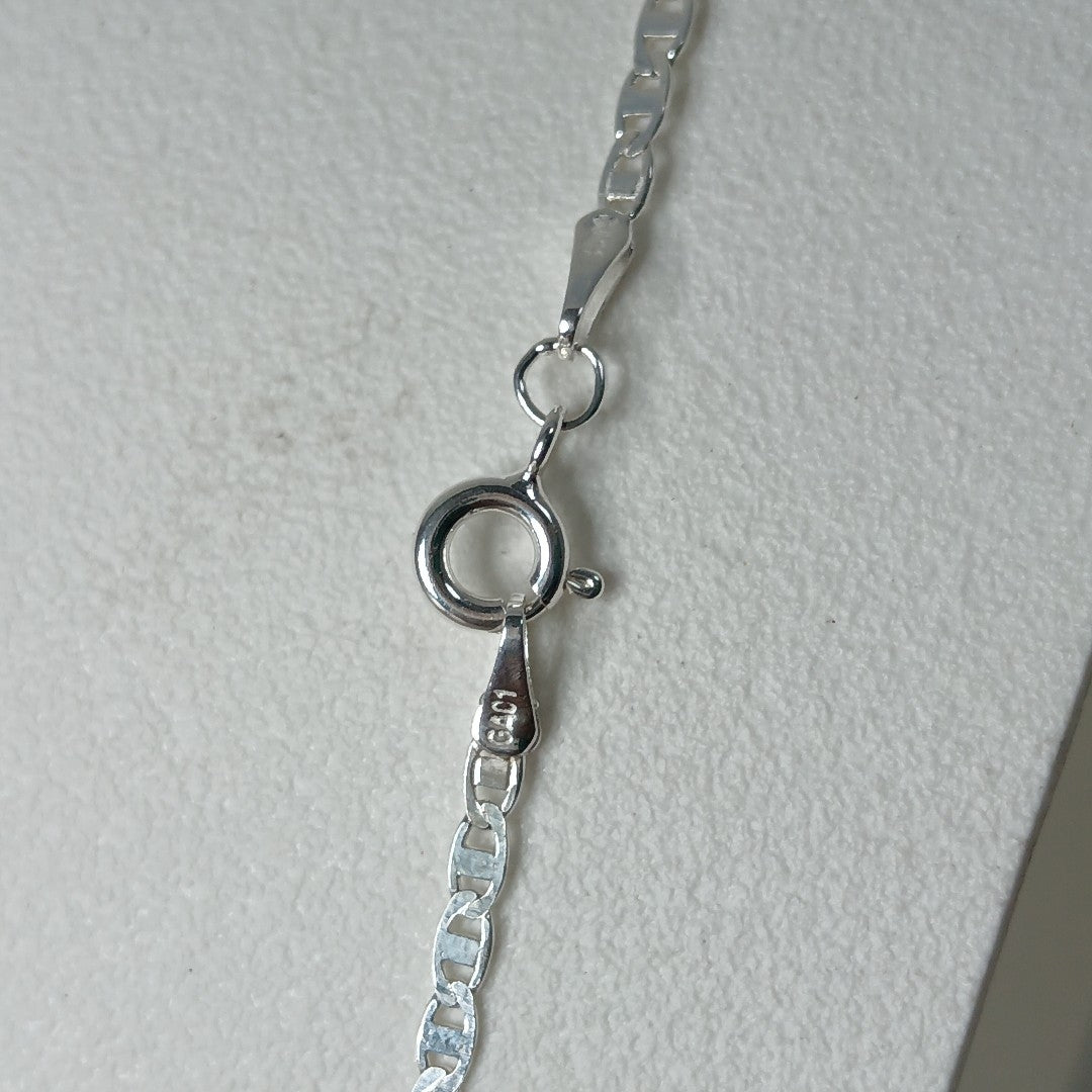 CADENA TEJIDO ESPEJO PLATA .925 60 CM 4.2 GR (NUEVO)