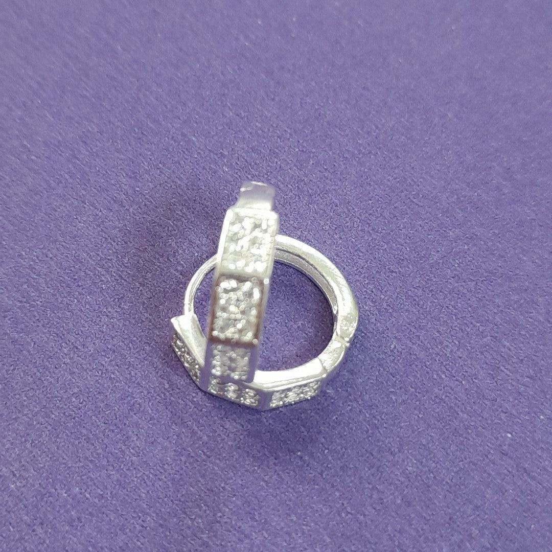 ARRACADAS C/CIRCONIAS PLATA .925 2.5 GR (NUEVO)
