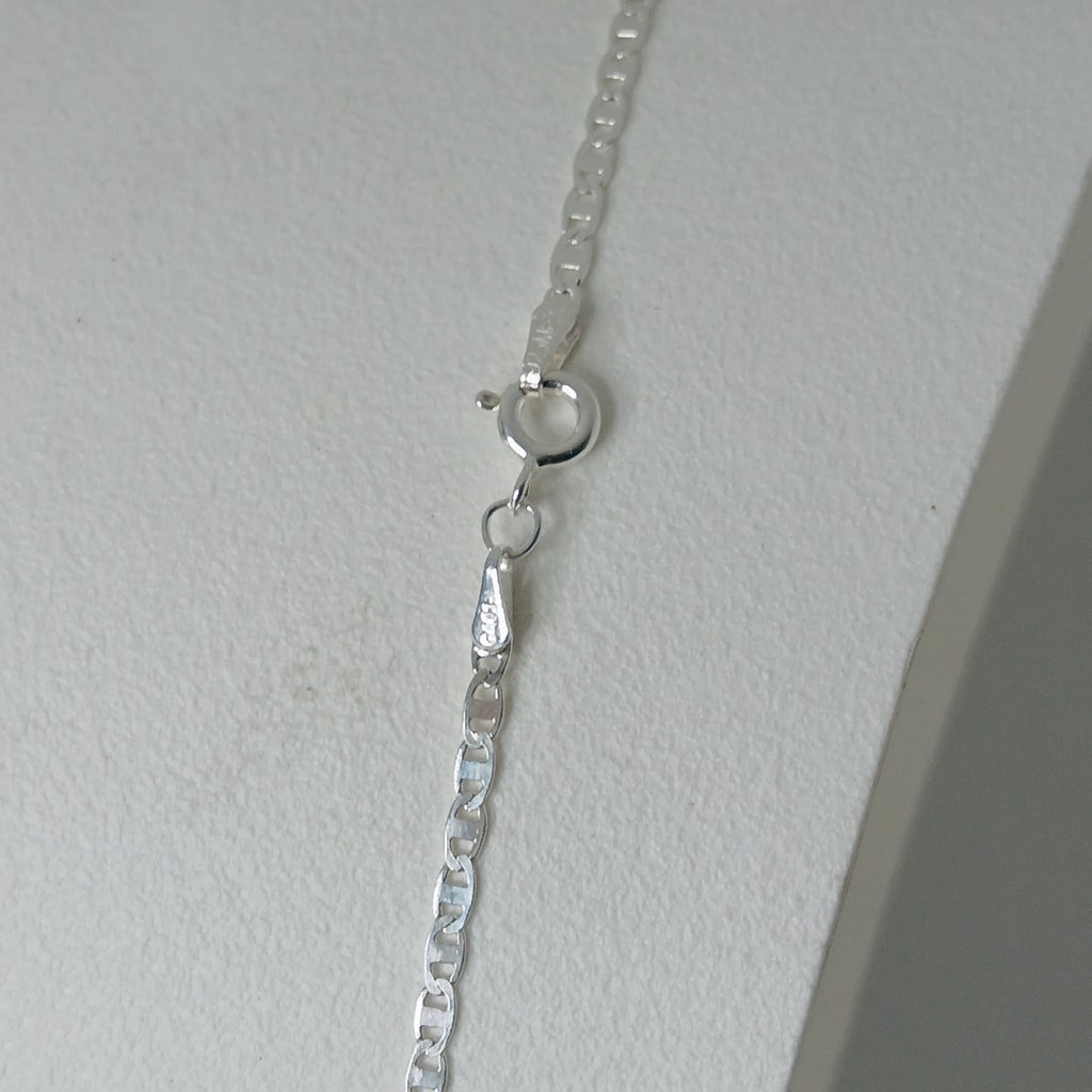 CADENA TEJIDO ESPEJO PLATA .925 60 CM 4.3 GR (NUEVO)