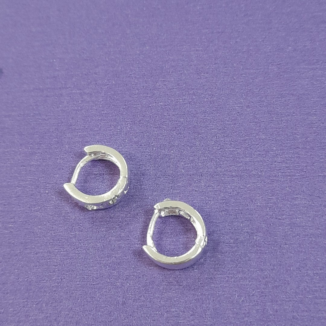 ARRACADAS C/CIRCONIAS PLATA .925 2.5 GR (NUEVO)