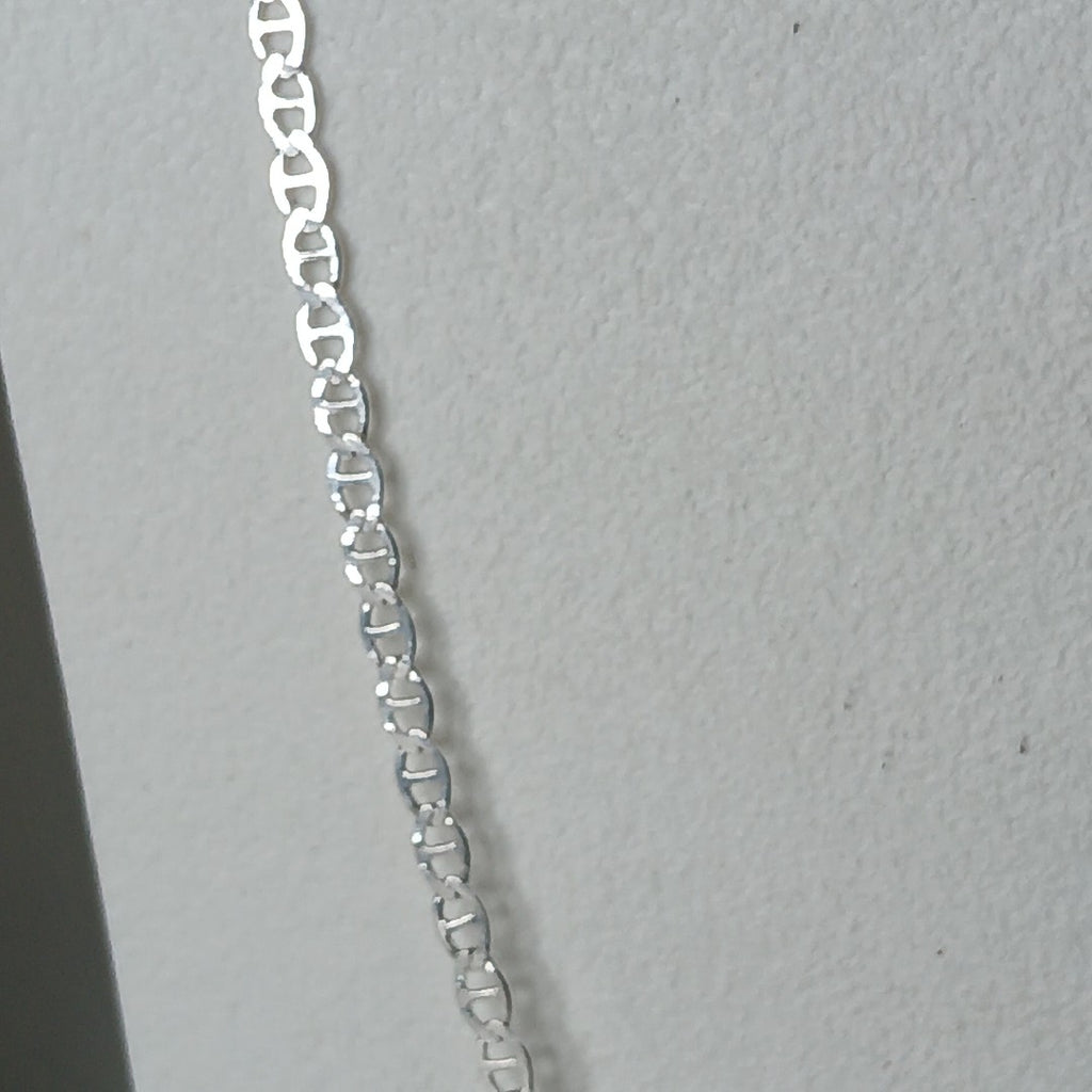 CADENA TEJIDO GUCHI PLATA .925 60 CM 3.8 GR (NUEVO)