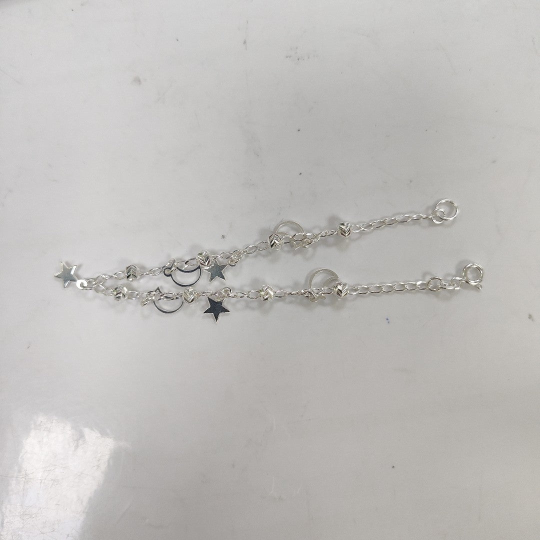 PULSERA TEJIDO TEJIDO ESPECIAL PLATA .925 18 CM 3.1 GR (NUEVO)