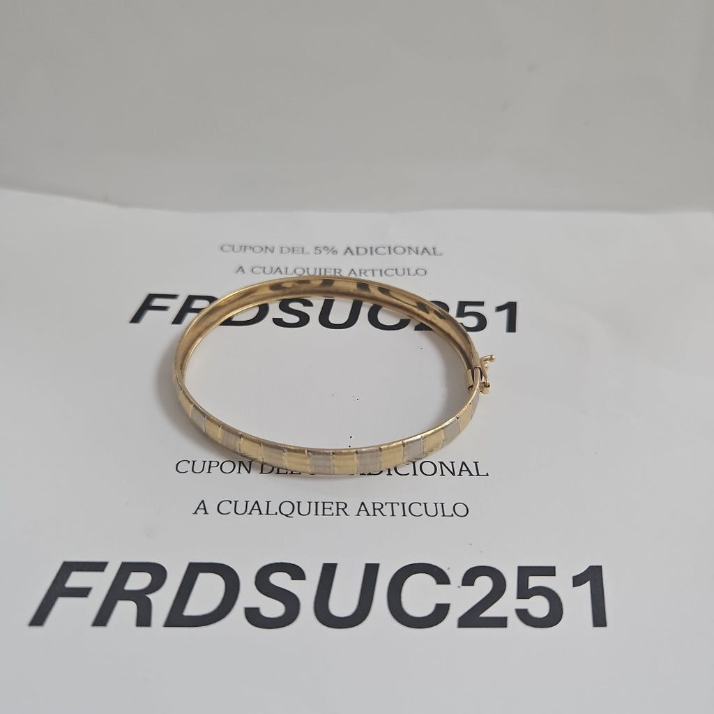 PULSERA RIGIDA ORO 14 K 5.3 GRMS (SEMINUEVO)