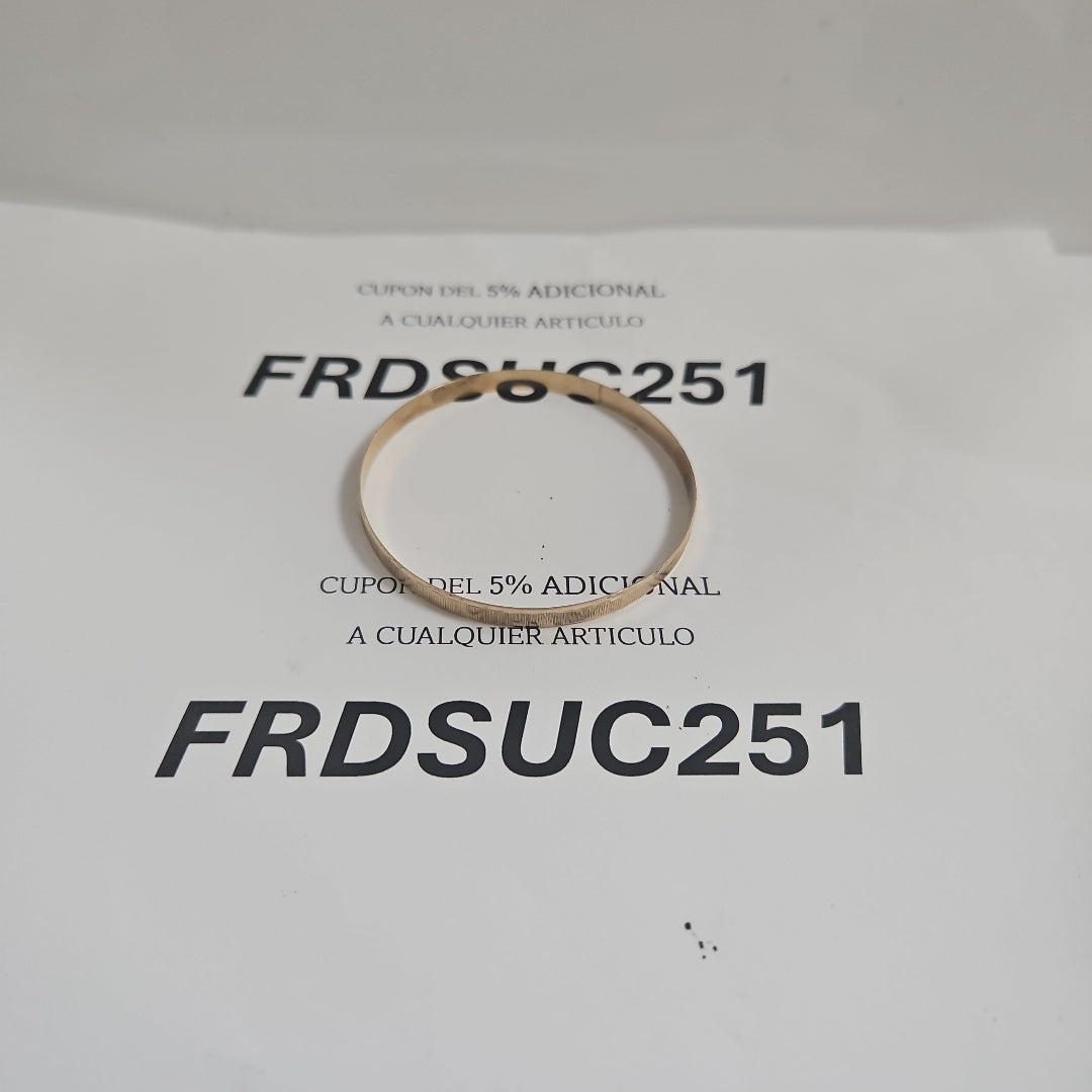 PULSERA RIGIDA ORO 10 K 4.2 GRMS (SEMINUEVO)