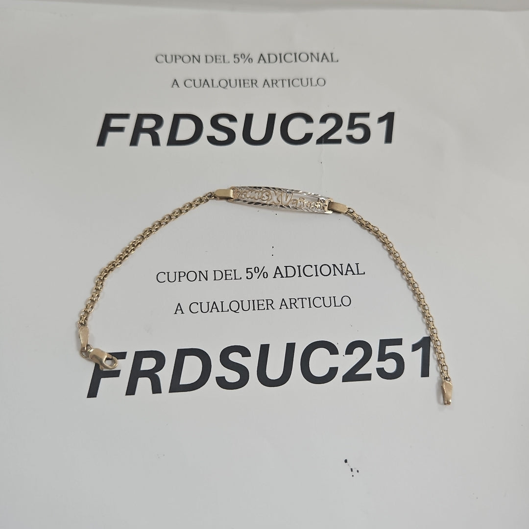 ESCLAVA ORO 10 K 2.4 GRMS (SEMINUEVO)