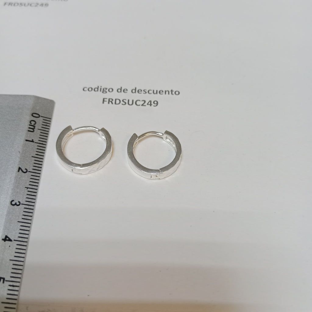 ARRACADAS LABRADAS PLATA .925 3.4 GR (NUEVO)