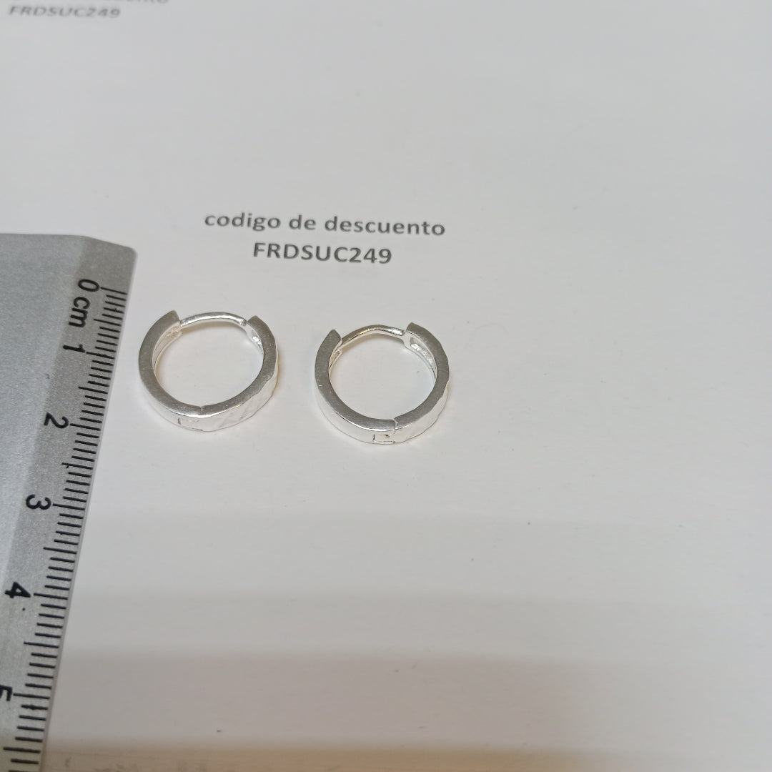 ARRACADAS LABRADAS PLATA .925 3.4 GR (NUEVO)