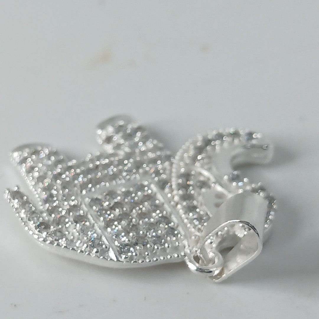 DIJE ELEFANTE C/CIRCONIAS PLATA .925 5 GR (NUEVO)
