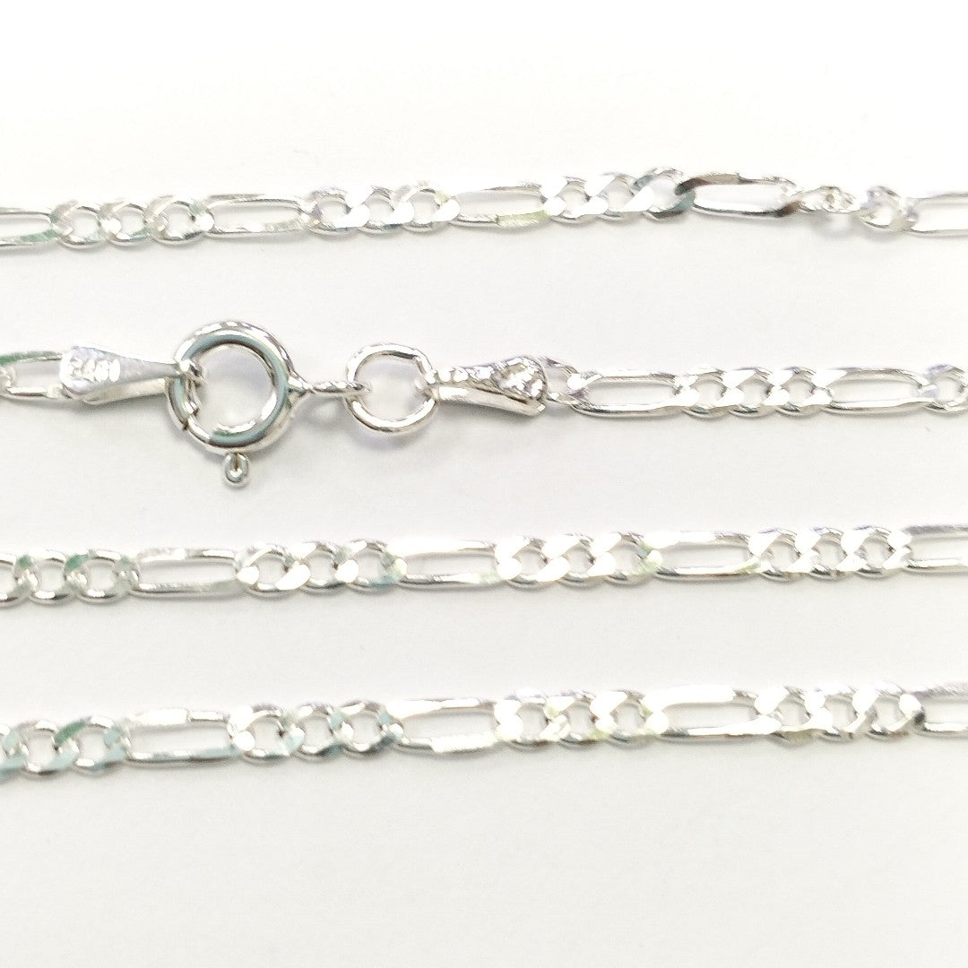 CADENA TEJIDO 3X1 PLATA .925 55 CM 4.2 GR (NUEVO)