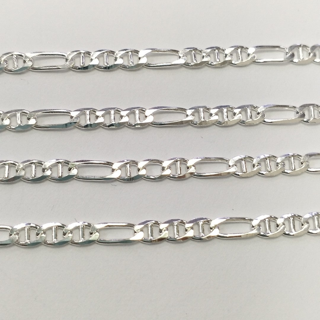 CADENA TEJIDO 3X1 PLATA .925 60 CM 8.3 GR (NUEVO)