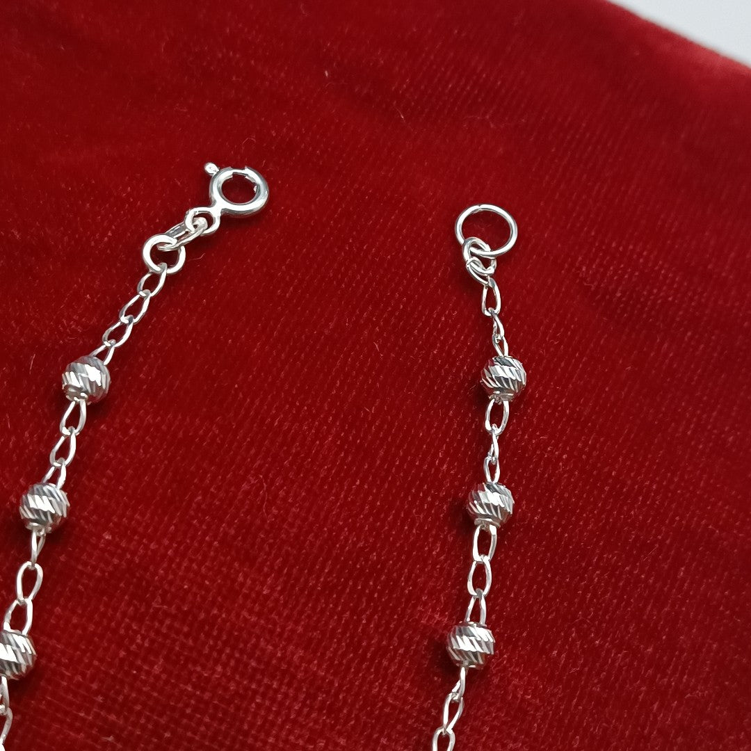PULSERA TEJIDO TEJIDO ESPECIAL PLATA .925 18 CM 4 GR (NUEVO)