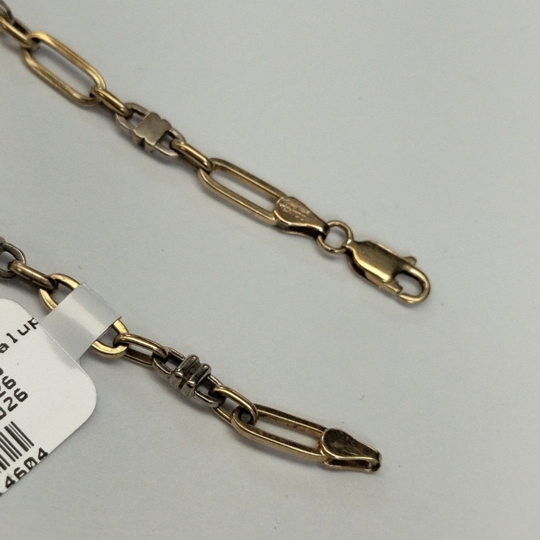 PULSERA ORO COMBINADO 14 K 6.5 GRMS (SEMINUEVO)
