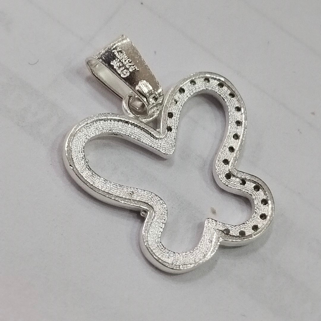 DIJE MARIPOSA C/CIRCONIAS PLATA .925 2.4 GR (NUEVO)