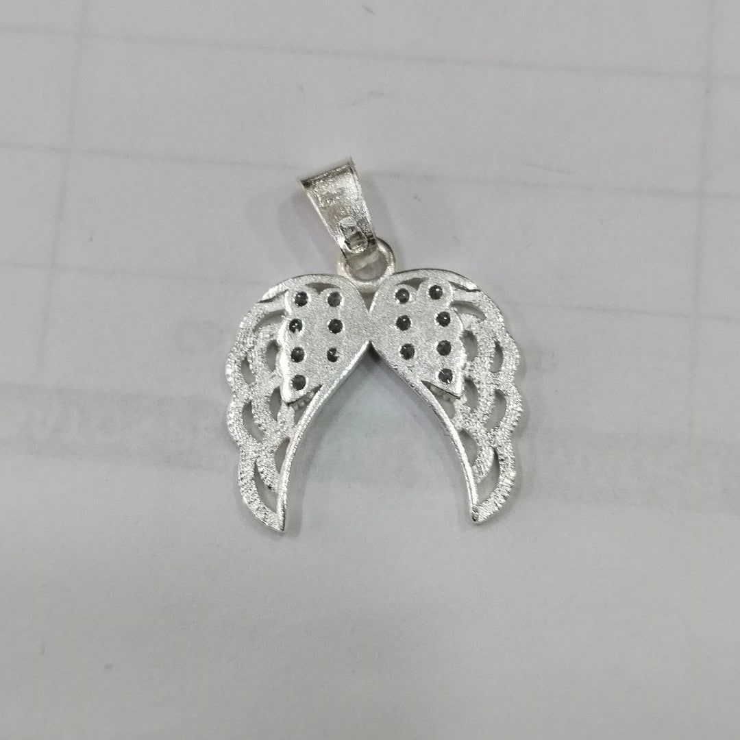 DIJE ALAS C/CIRCONIAS PLATA .925 2.2 GR (NUEVO)