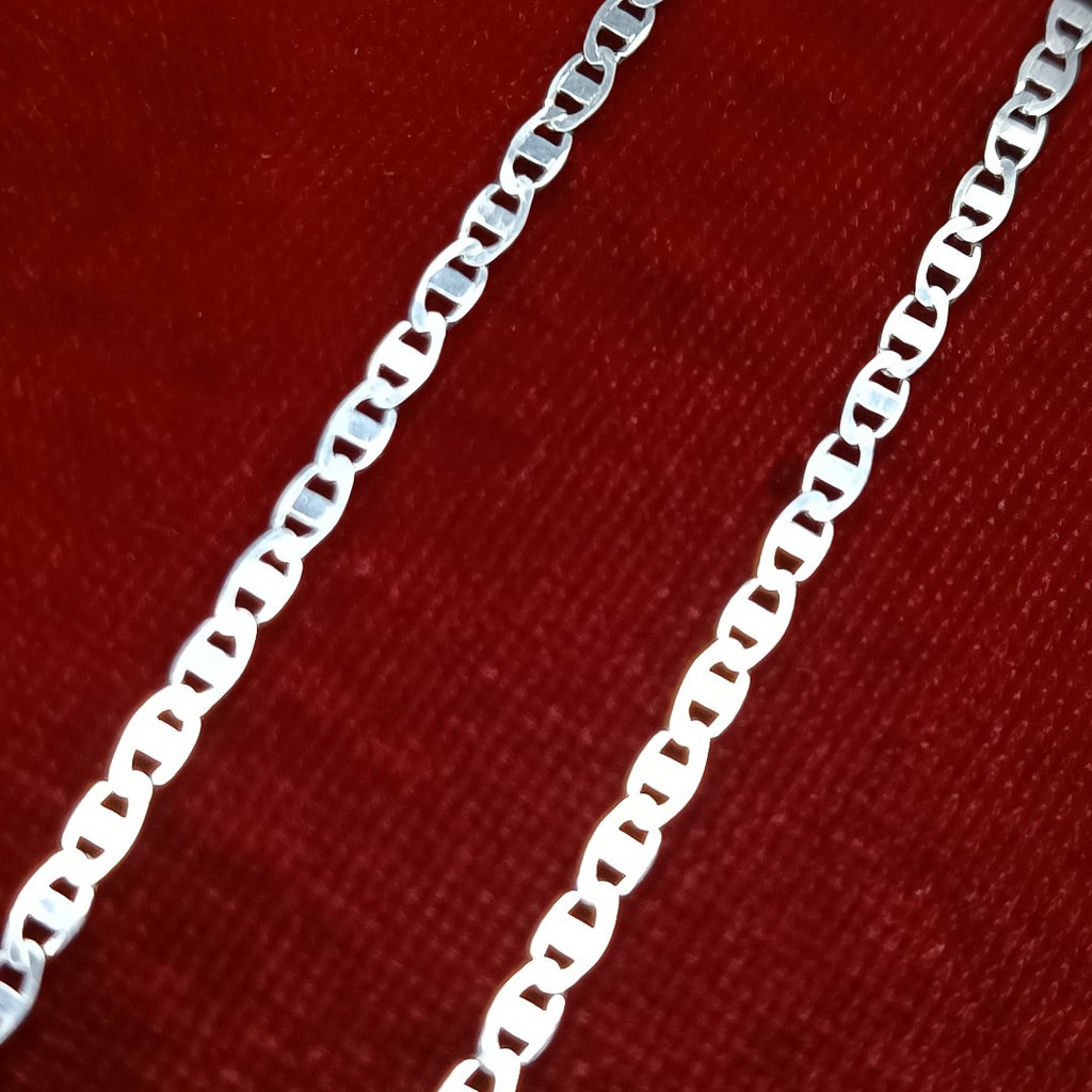 CADENA TEJIDO ESPEJO PLATA .925 55 CM 3.9 GR (NUEVO)