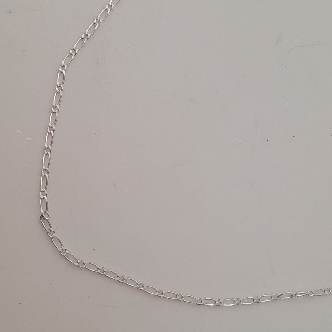 CADENA TEJIDO 1X1 PLATA .925 55 CM 3.2 GR (NUEVO)