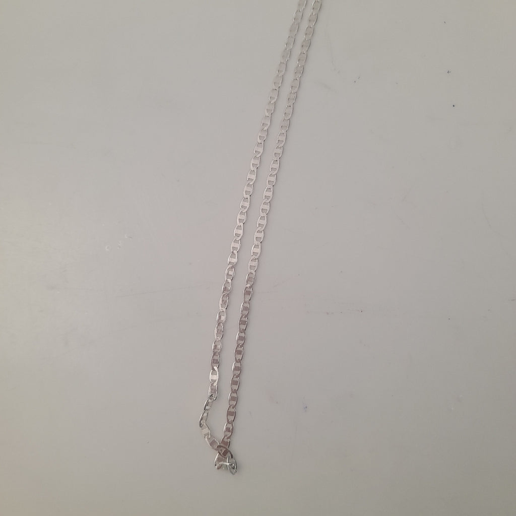 CADENA TEJIDO ESPEJO PLATA .925 55 CM 4 GR (NUEVO)