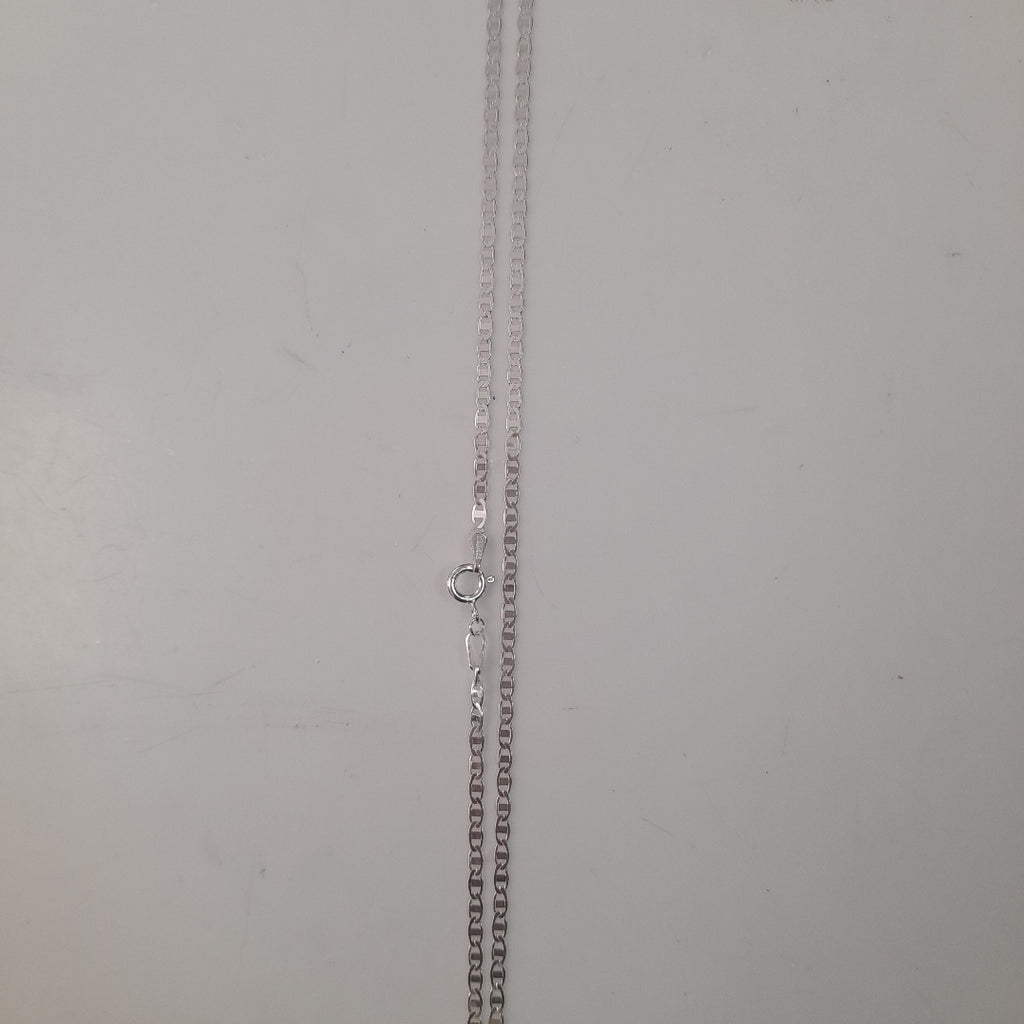 CADENA TEJIDO ESPEJO PLATA .925 55 CM 4.2 GR (NUEVO)