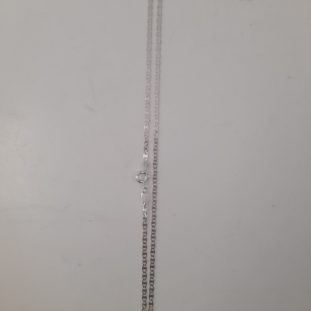 CADENA TEJIDO ESPEJO PLATA .925 55 CM 4.2 GR (NUEVO)