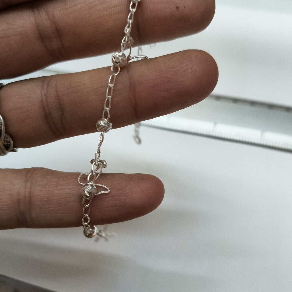 PULSERA TEJIDO ESPECIAL PLATA .925 18 CM 2.8 GR (NUEVO)