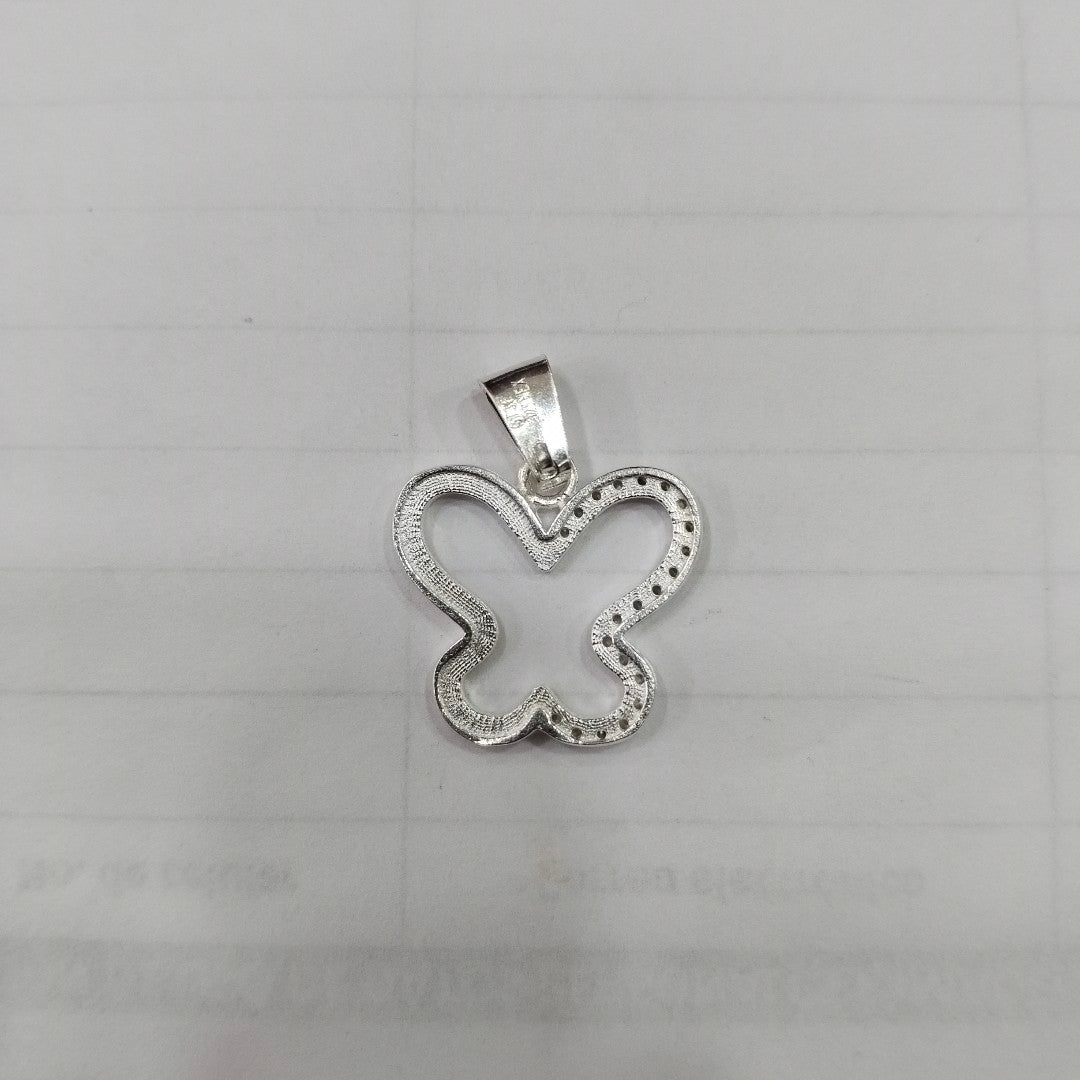 DIJE MARIPOSA C/CIRCONIAS PLATA .925 2.3 GR (NUEVO)