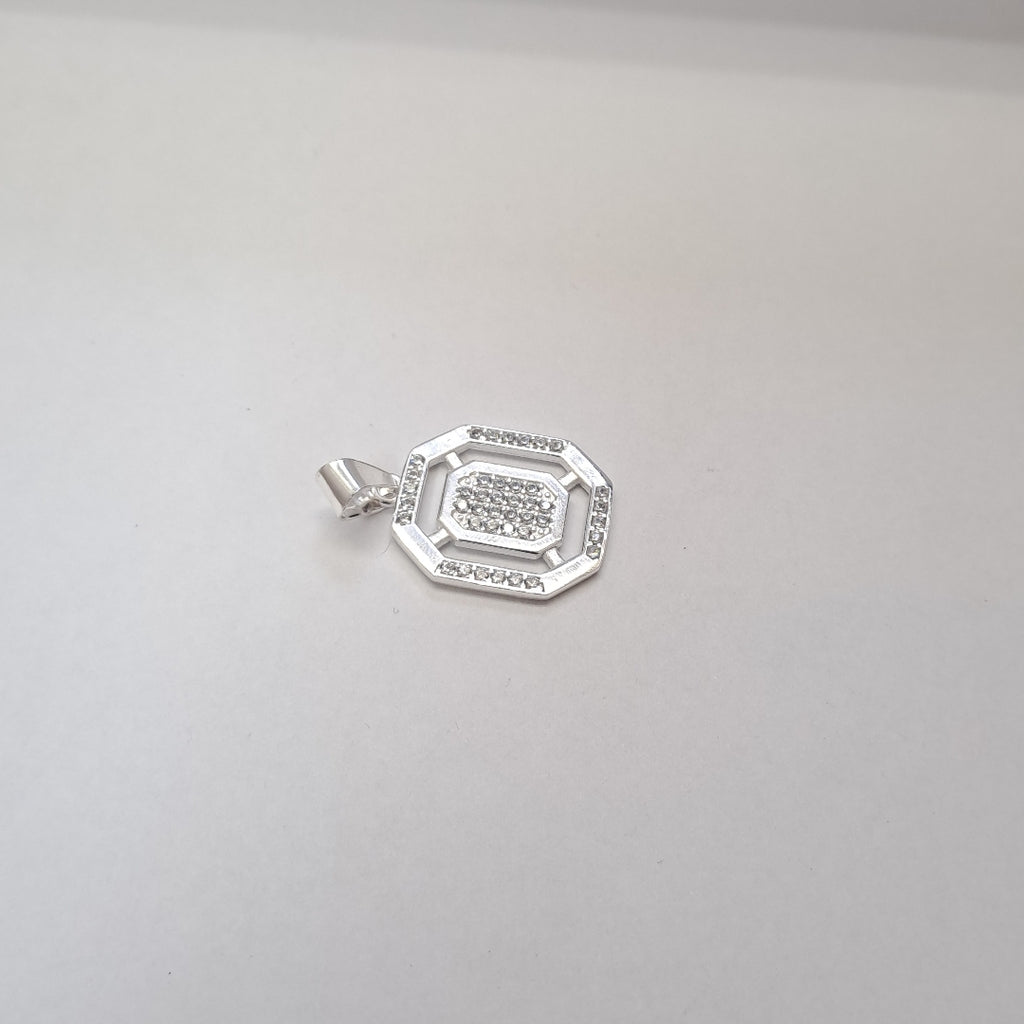 DIJE C/CIRCONIAS PLATA .925 3.4 GR (NUEVO)